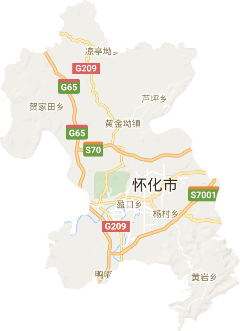 鹤城区电子地图