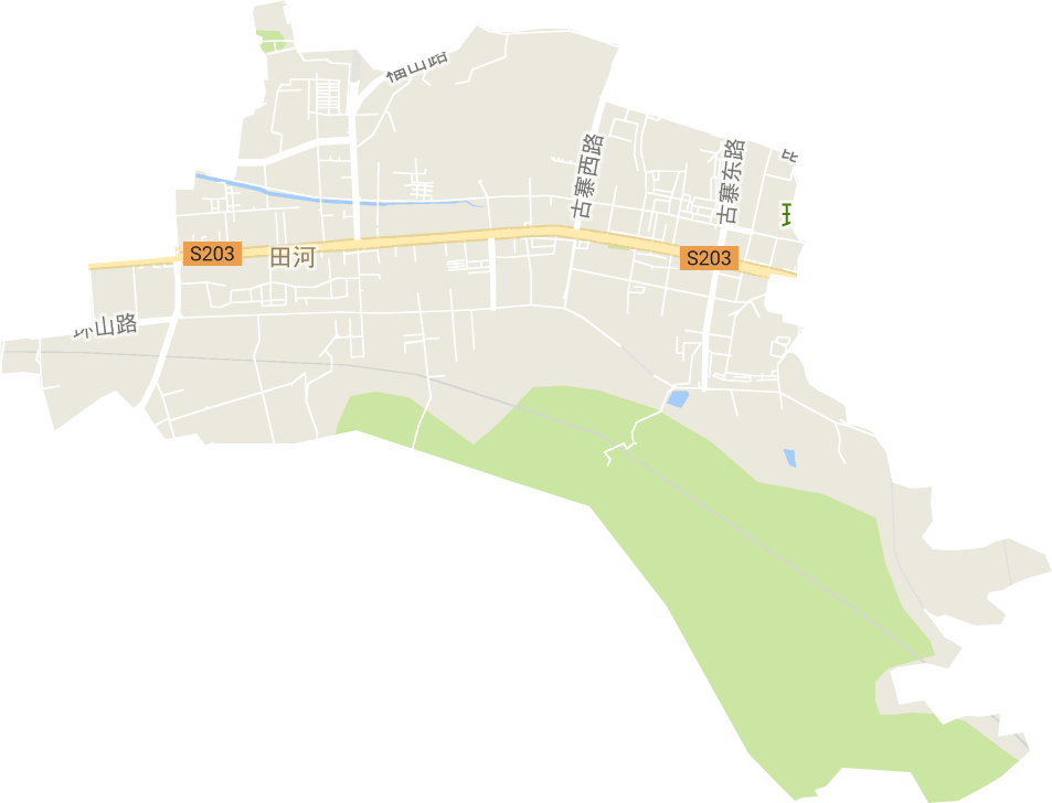 田和街道电子地图
