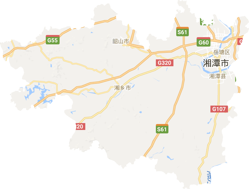 湘潭市电子地图