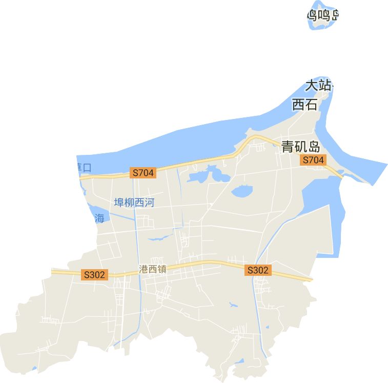 港西镇电子地图