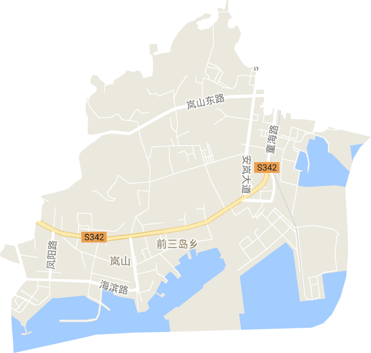 岚山头街道电子地图