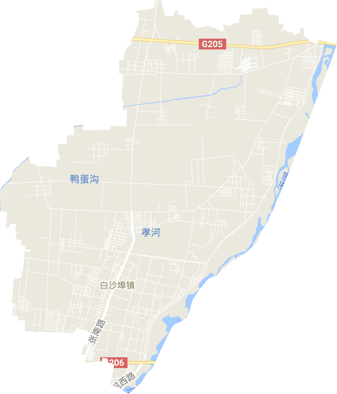 白沙埠镇电子地图