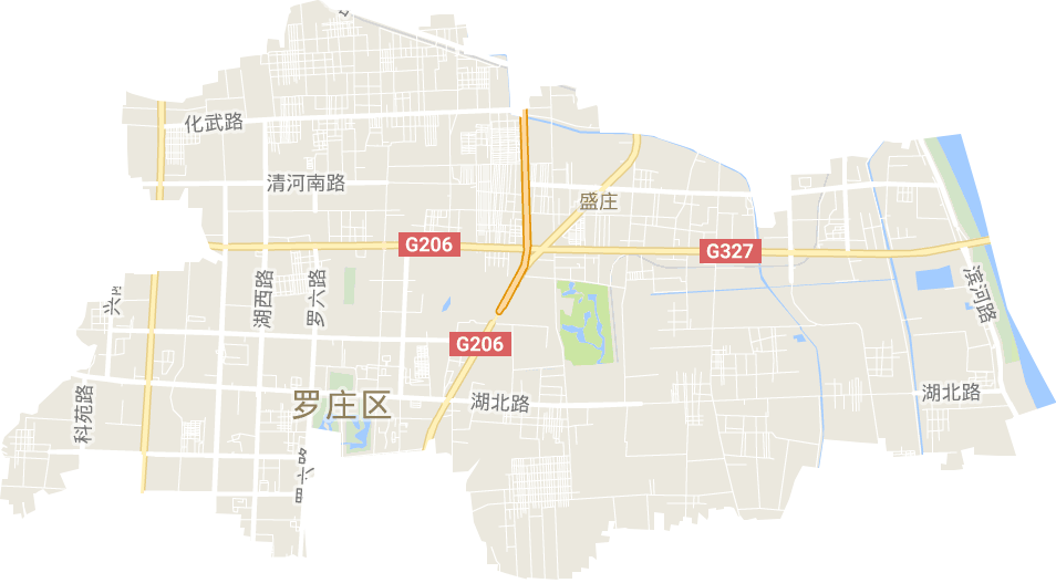 山东省临沂市罗庄区盛庄街道电子地图
