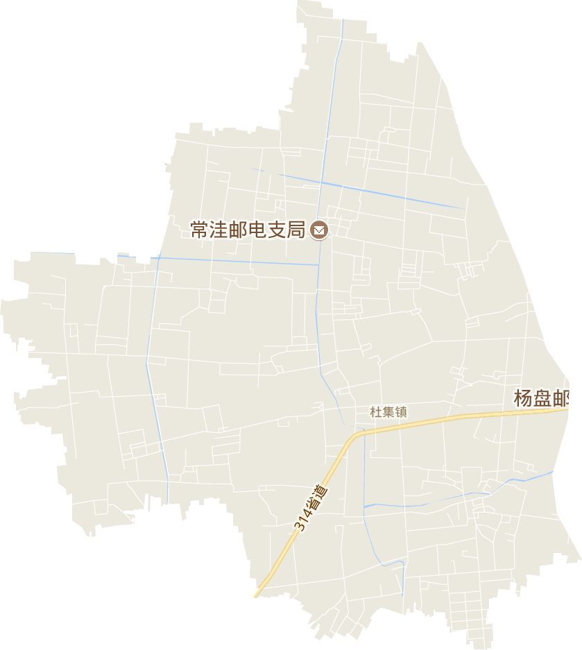 杜集镇电子地图