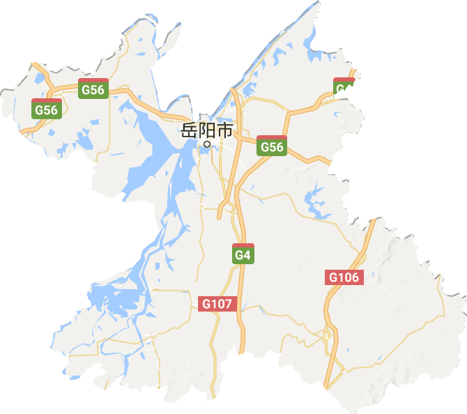 岳阳市电子地图