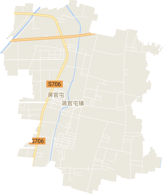 蒋官屯街道电子地图
