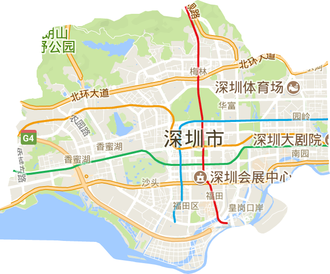 福田区电子地图