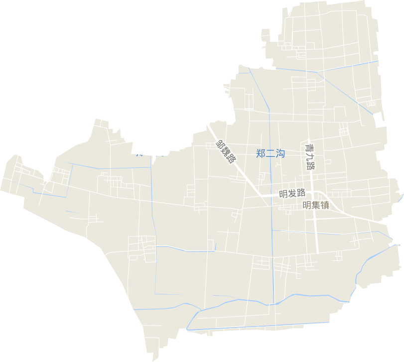 明集镇电子地图