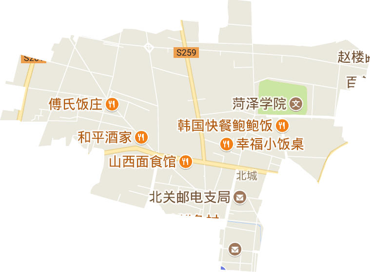 北城街道电子地图