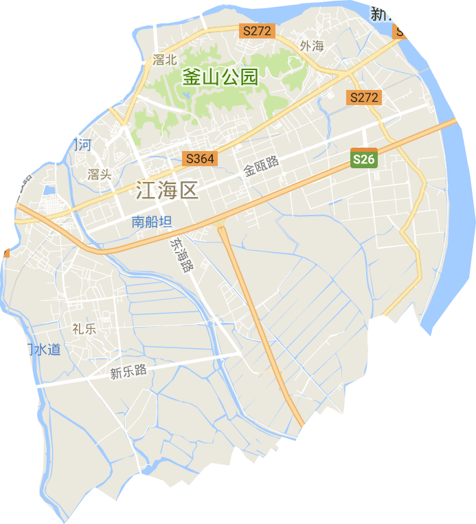江海区电子地图