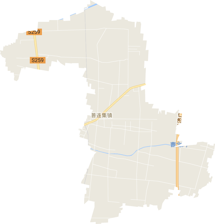 普连集镇电子地图