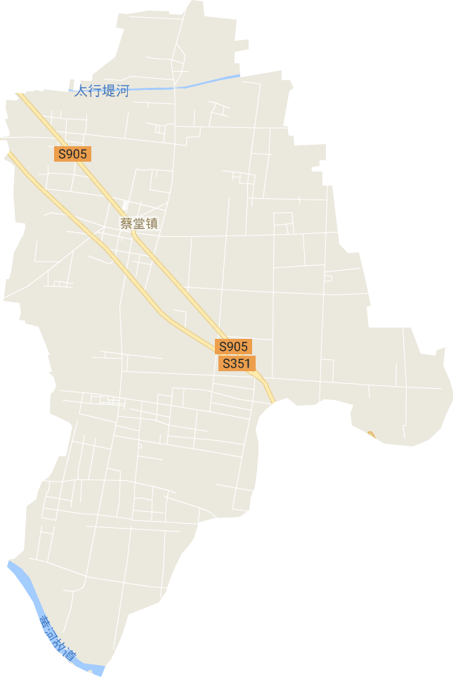 蔡堂镇电子地图