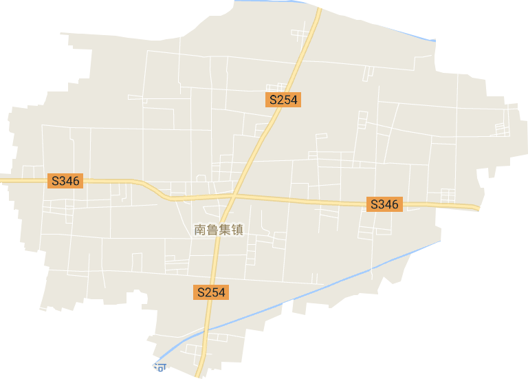 成武县南鲁集镇电子地图