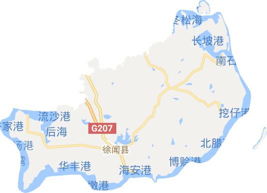 徐闻县电子地图