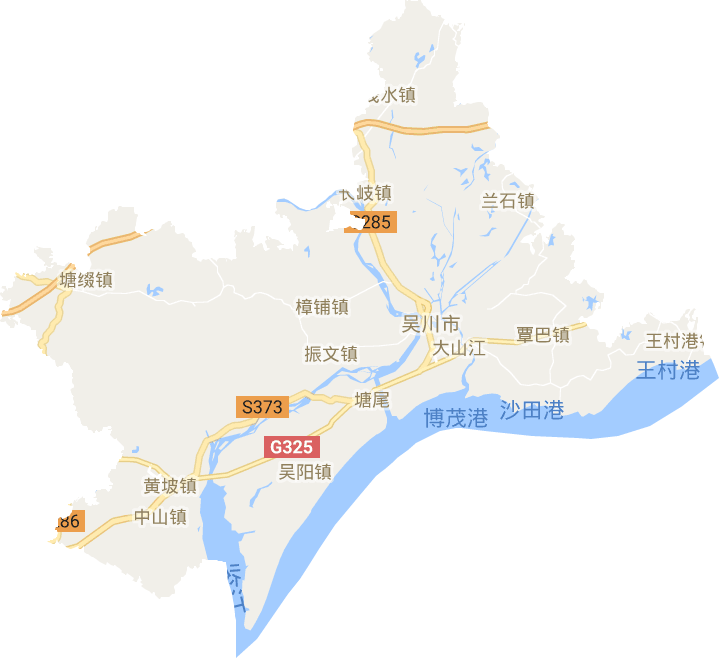 吴川市电子地图