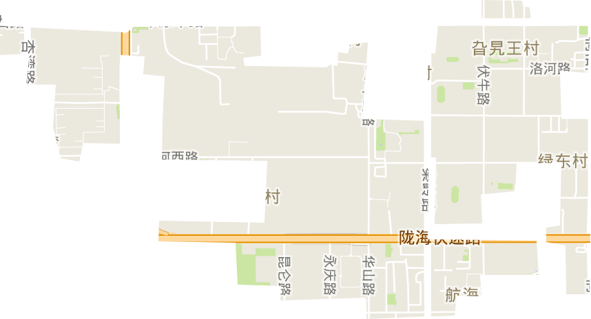 绿东村街道电子地图
