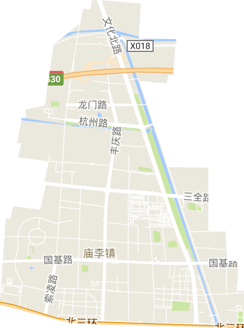丰庆路街道电子地图