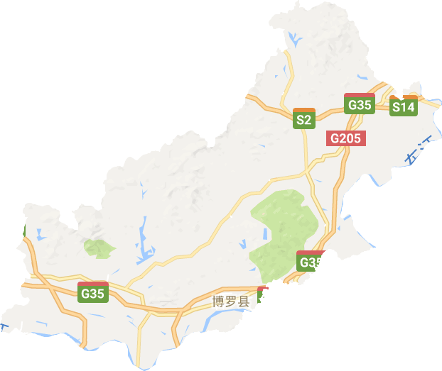 博罗县电子地图