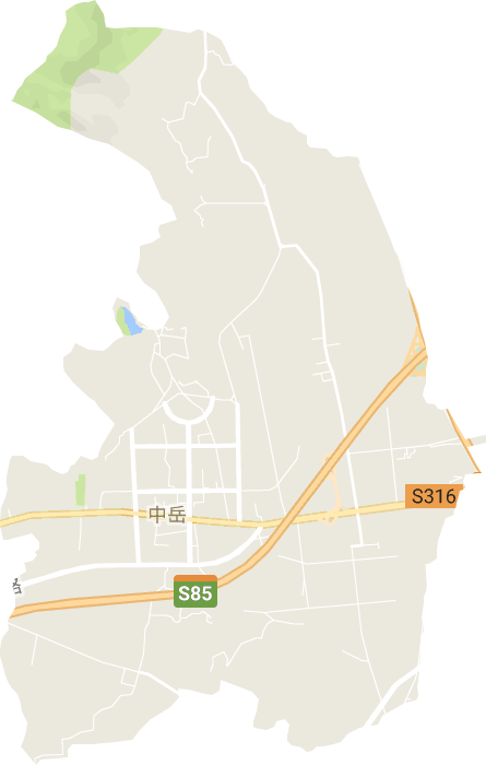 中岳街道电子地图