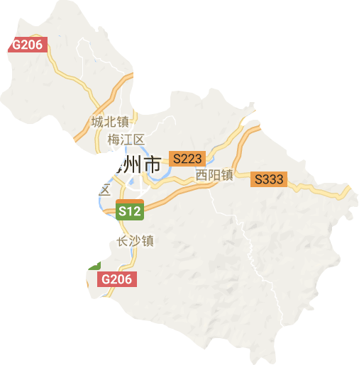 梅江区电子地图