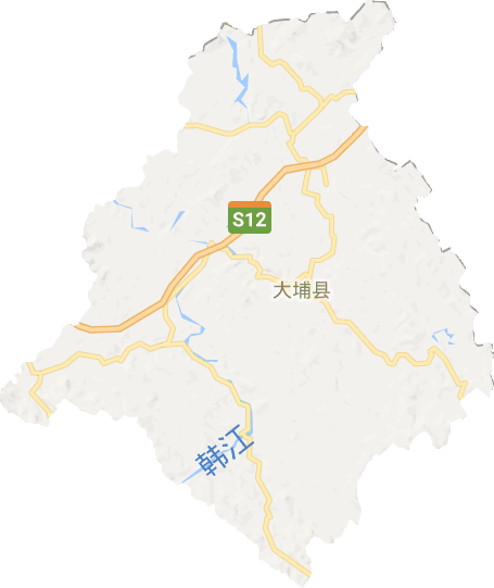 大埔县电子地图
