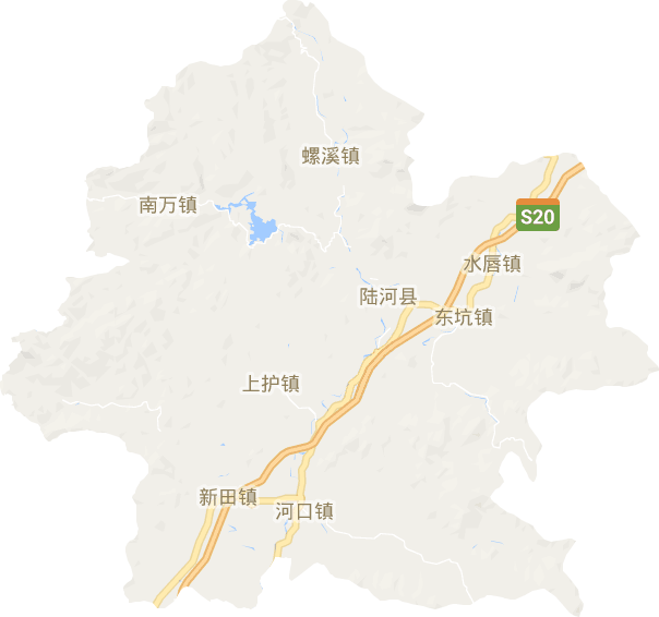 陆河县电子地图