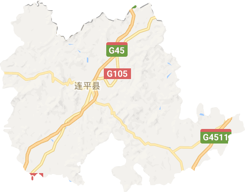 连平县电子地图