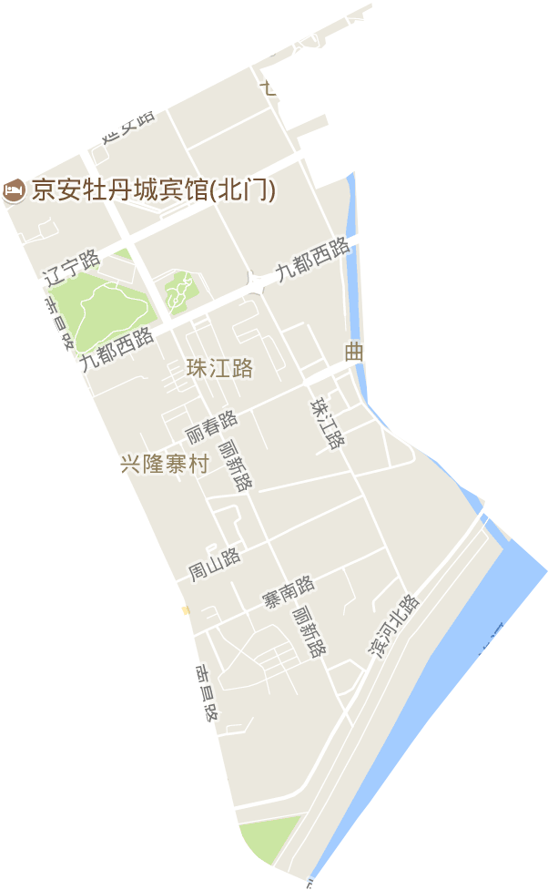 珠江路街道电子地图