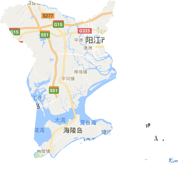 江城区电子地图