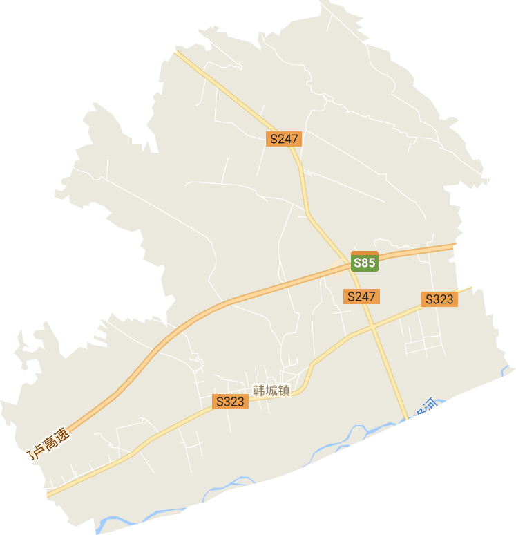 韩城镇电子地图