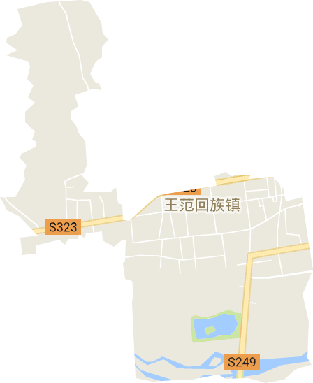王范回族镇电子地图