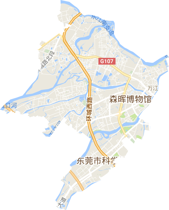 万江街道电子地图