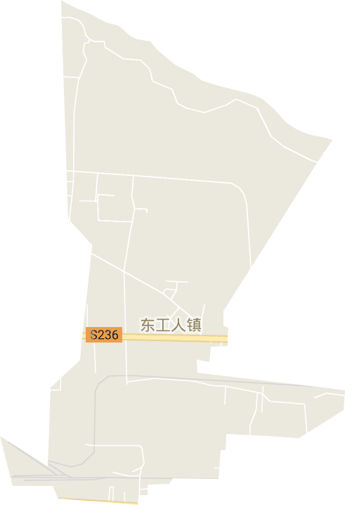 东工人镇街道电子地图