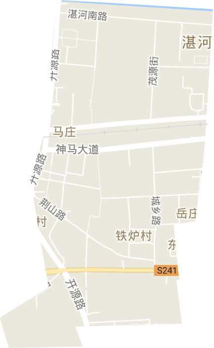 马庄街道电子地图