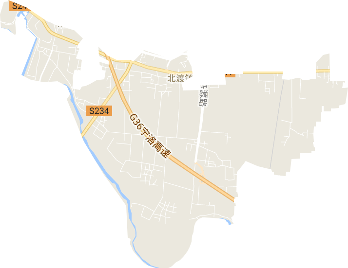 北渡镇电子地图