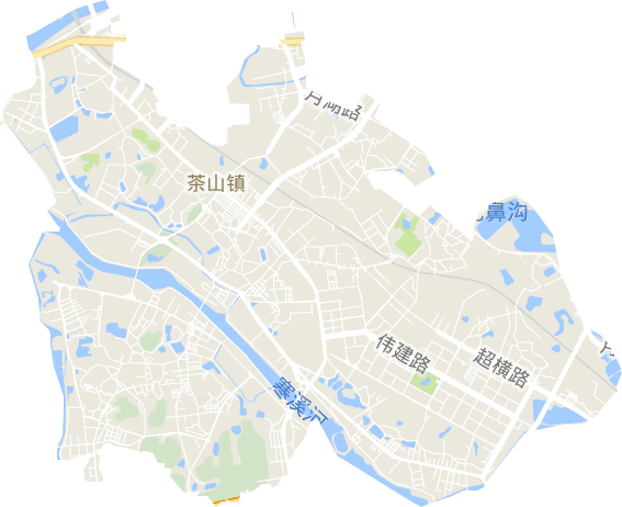 茶山镇电子地图