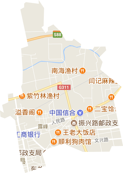 露峰街道电子地图