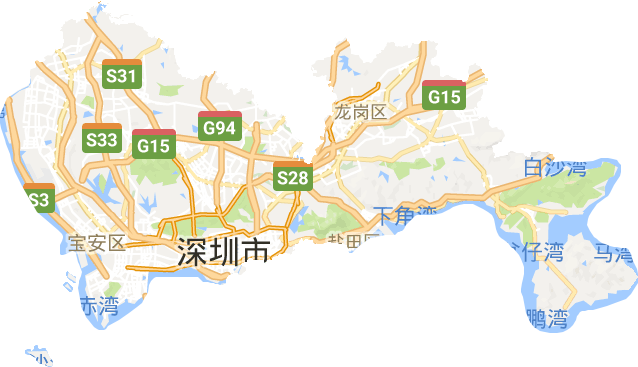 深圳市电子地图