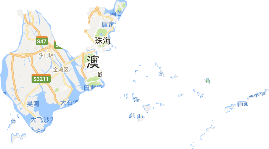 珠海市电子地图