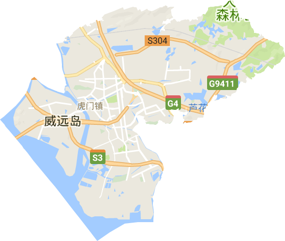 虎门镇电子地图