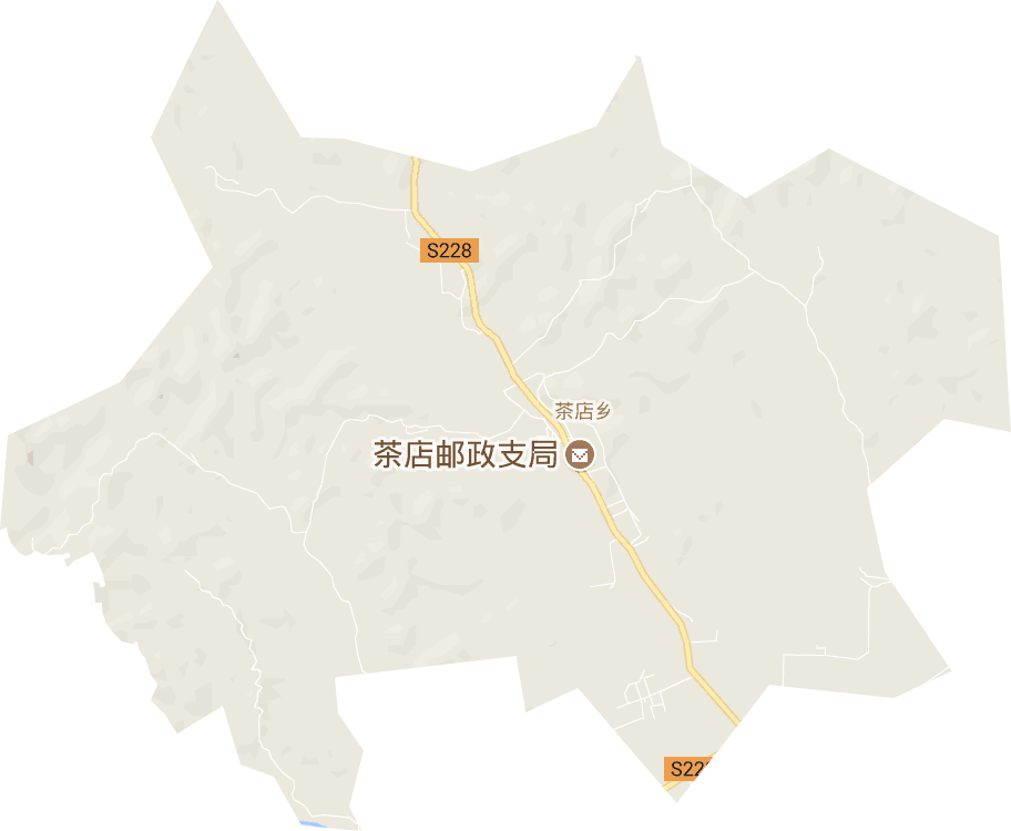 茶店乡电子地图