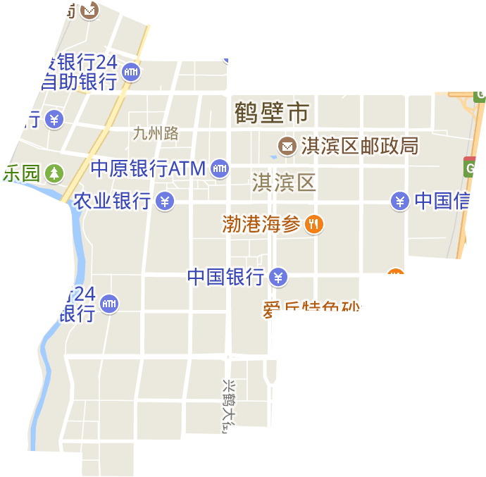 九州路街道电子地图