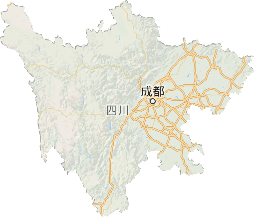 四川省地图高清大图下载，可用于打印制作PPT等