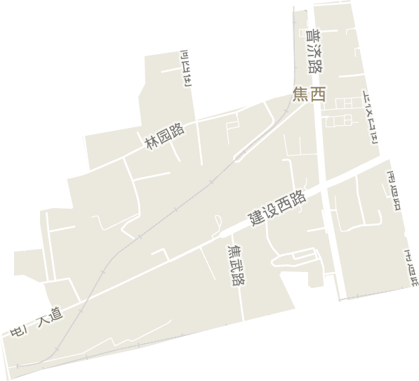 焦西街道电子地图