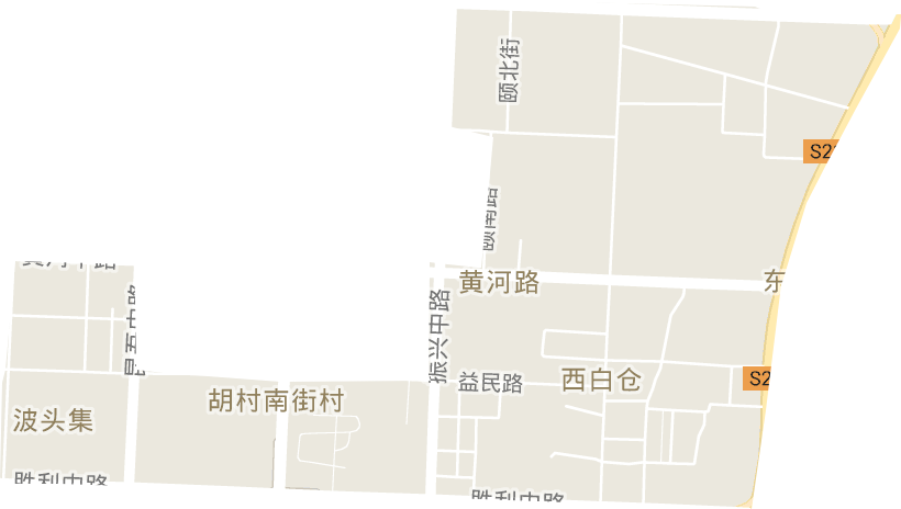 黄河路街道电子地图