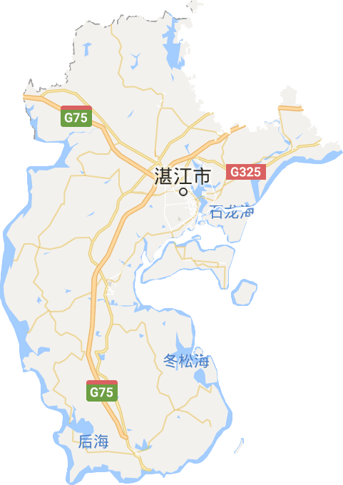 湛江市电子地图