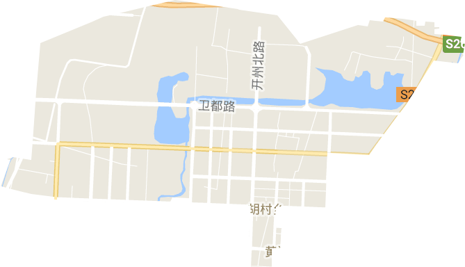 开州街道电子地图