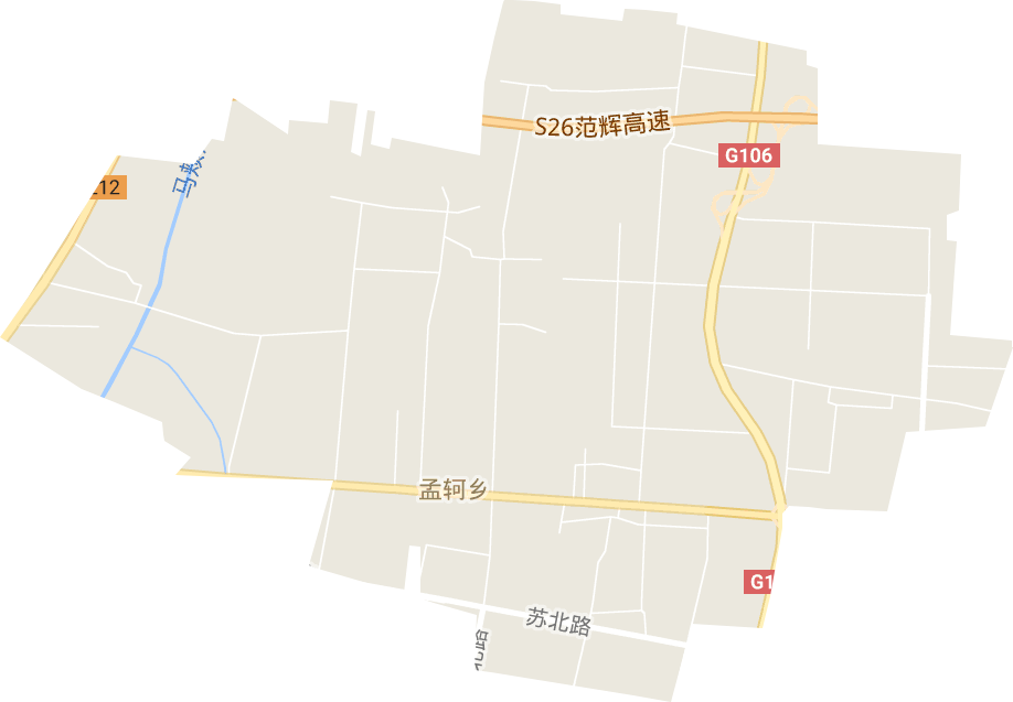 孟轲乡电子地图