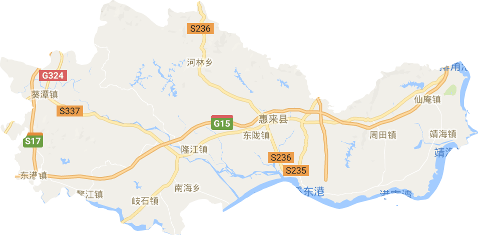 惠来县电子地图