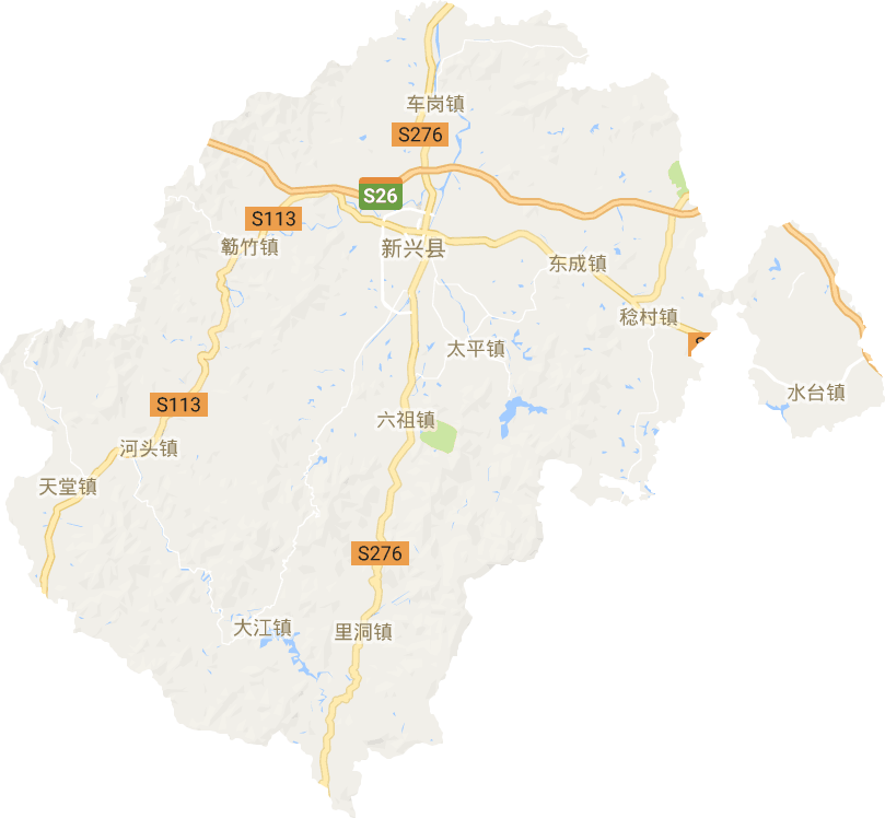 新兴县电子地图